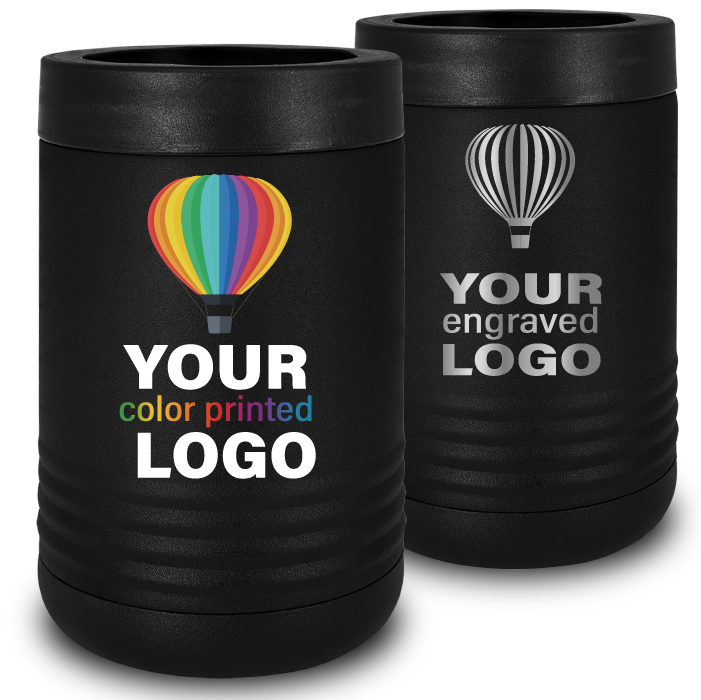 12 oz Insulated Can Cooler -Mix & Match- Bulk Wholesale Personalized Engraved or Full Color Print Logo