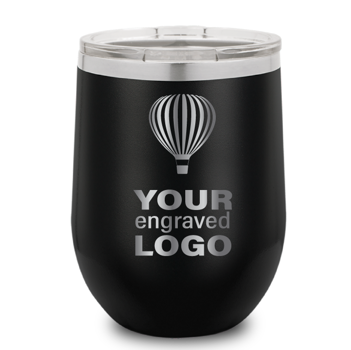 12 oz Wine Tumblers -Mix & Match- Bulk Wholesale Personalized Engraved or Full Color Print Logo