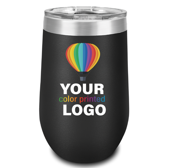 16 oz Insulated Wine Tumblers -Mix & Match- Bulk Wholesale Personalized Engraved or Full Color Print Logo