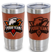 Basketball texture leather tumbler - 20oz bulk, wholesale, print on demand, low minimum laser engraved and uv color printed leatherette insulated promo stainless steel travel mug for fundraising, end of season basket ball team gift, basketball coach gifts