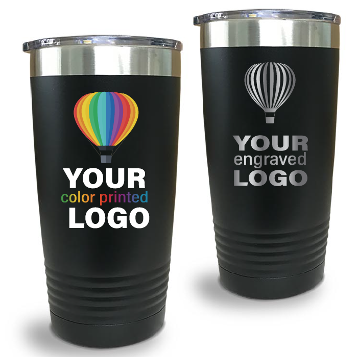 20 oz Promo Tumblers -Mix & Match- Bulk Wholesale Personalized Engraved or Full Color Print Logo