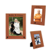 LLF457 RawhideLLF557 Gray Engraveable 5x7 Leatherette Photo Frame