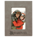 Black to Gray Engraveable 4 x 6 Leatherette Photo Frame