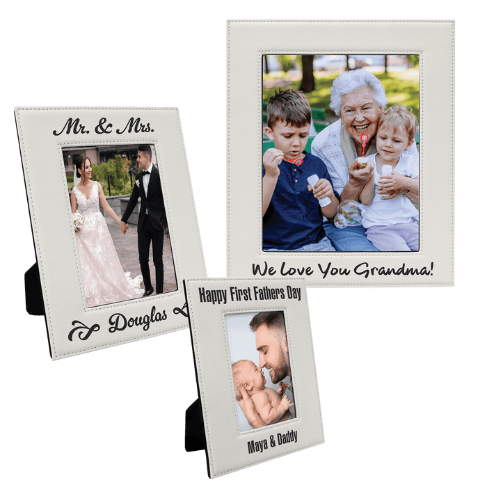 5 x 7 Leatherette Photo Frames