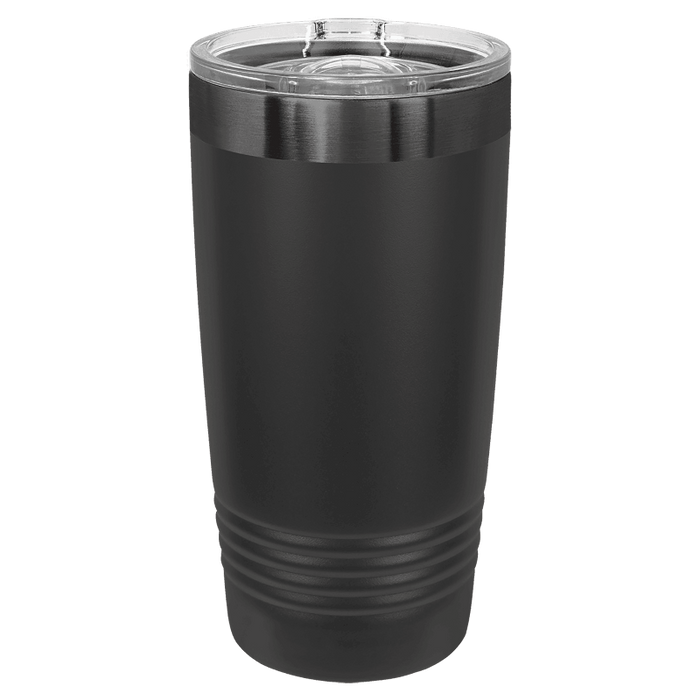black on black tonal black ion stainless steel 20 oz polar camel insulated tumbler, ion plated bulk tumbler wholesale blank, no minimum order