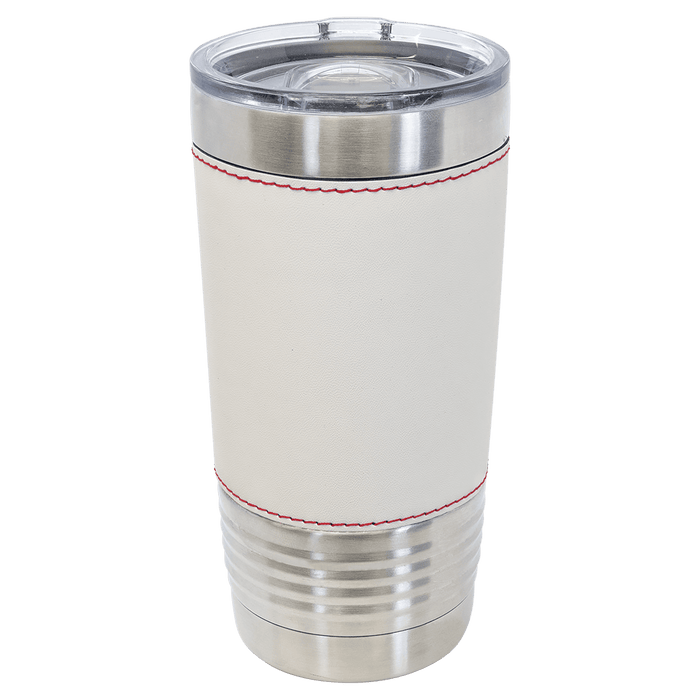 Sports Leatherette Tumbler - Stainless Steel Insulated Travel Mug