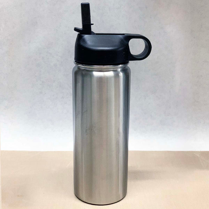 CLEARANCE - 18 oz Sport Bottle with Straw - Stainless Steel Insulated Blank Tumblers