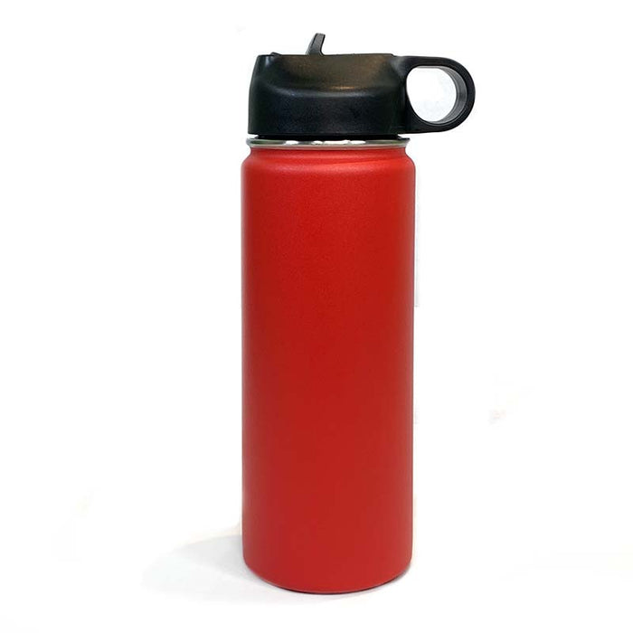 CLEARANCE - 18 oz Sport Bottle with Straw - Stainless Steel Insulated Blank Tumblers