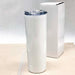 20 oz straight white sublimation skinny tumbler from Bulk Tumblers, wholesale sublimation supplies