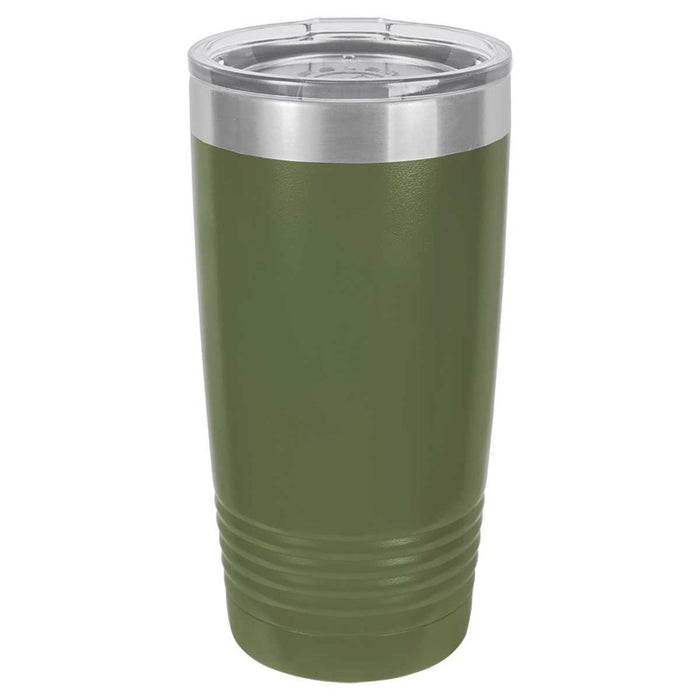 olive army green powder coated stainless steel 20 oz polar camel insulated tumbler, bulk tumblers wholesale blank, no minimum order