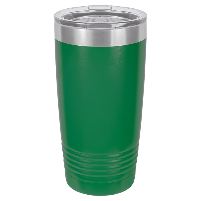 kelly green powder coated stainless steel 20 oz polar camel insulated tumbler, bulk tumblers wholesale blank, no minimum order