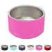Small insulated stainless steel pet food bowl