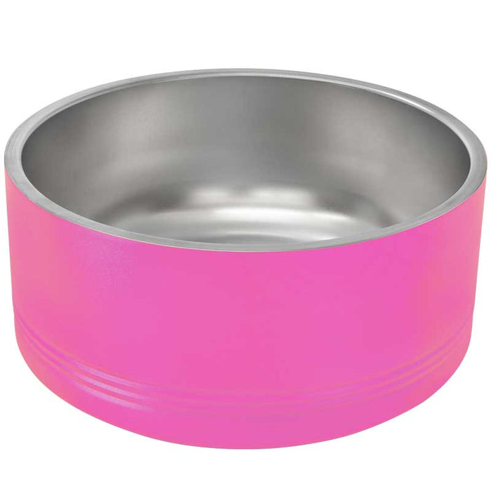Blank 64 oz Insulated Stainless Steel Pet Bowl