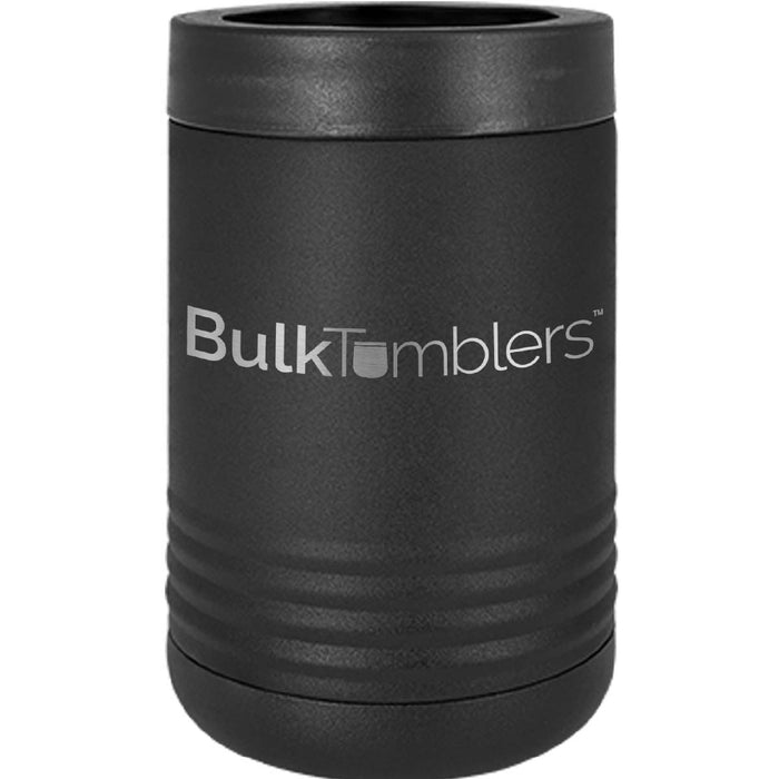 Promo Personalized Beverage Holder for Can / Bottle w Logo Laser Engraved on Insulated Stainless Steel