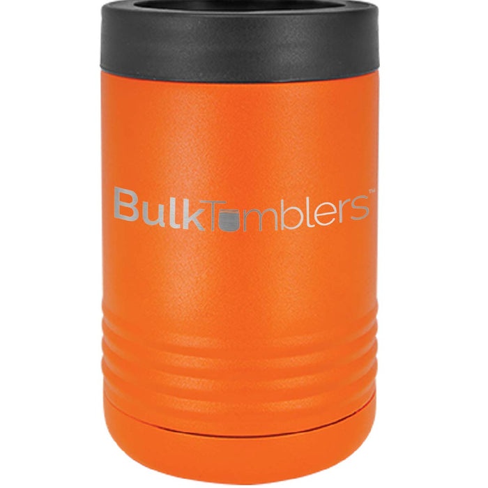 Promo Personalized Beverage Holder for Can / Bottle w Logo Laser Engraved on Insulated Stainless Steel