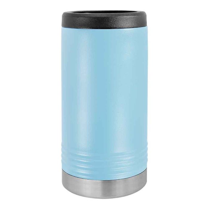 12 oz Skinny Beverage Holder for Slim Cans  - Insulated Stainless Steel Can Cooler (Blank)