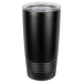 black powdercoated stainless steel 20 oz polar camel insulated tumbler, bulk tumblers wholesale blank, no minimum order, coated to lip