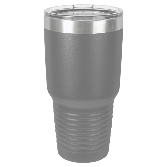 CASE of 24 - Blank 30 oz Stainless Steel Insulated SureGrip Tumblers with Lid
