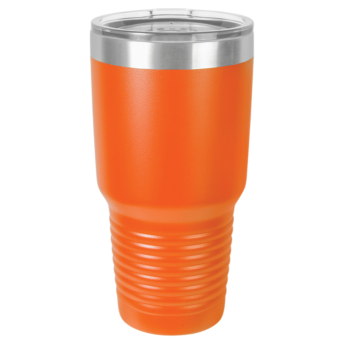 CASE of 24 - Blank 30 oz Stainless Steel Insulated SureGrip Tumblers with Lid