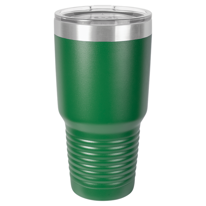 CASE of 24 - Blank 30 oz Stainless Steel Insulated SureGrip Tumblers with Lid