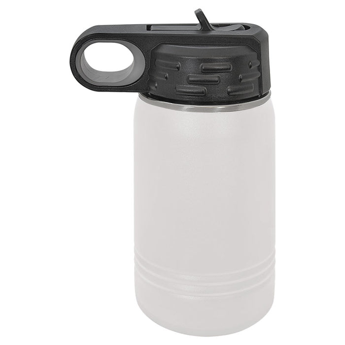 12 oz Kids Stainless Steel Powder Coated Blank Insulated Sport Water Bottle Polar Camel