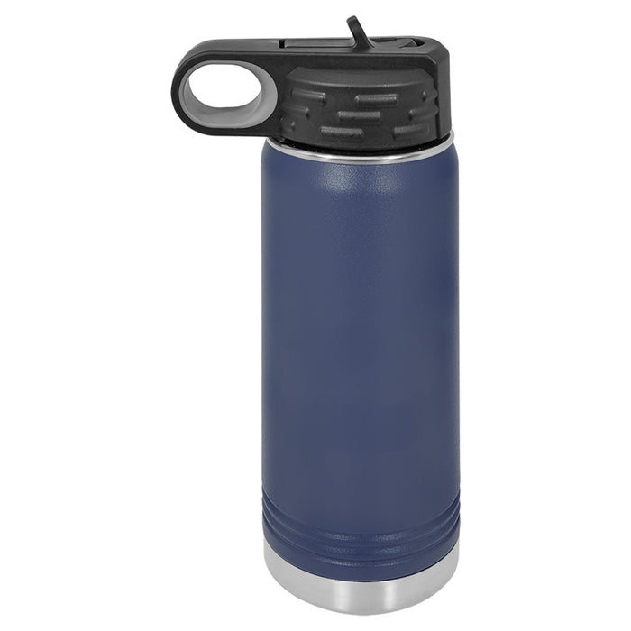 20 oz Stainless Steel Powder Coated Blank Insulated Sport Water Bottle Polar Camel