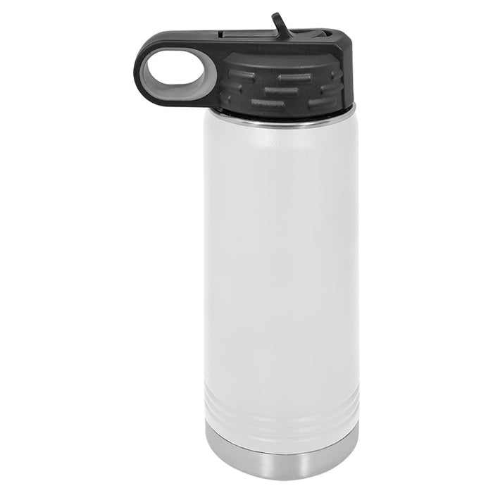 20 oz Stainless Steel Powder Coated Blank Insulated Sport Water Bottle Polar Camel