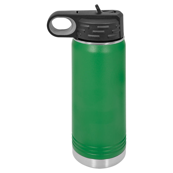 20 oz Stainless Steel Powder Coated Blank Insulated Sport Water Bottle Polar Camel
