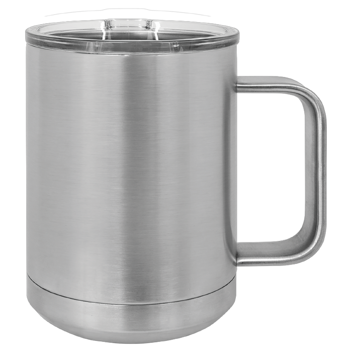 15 oz coffee mug SUBLIMATION Stainless Steel Blank Insulated Tumbler with Lid