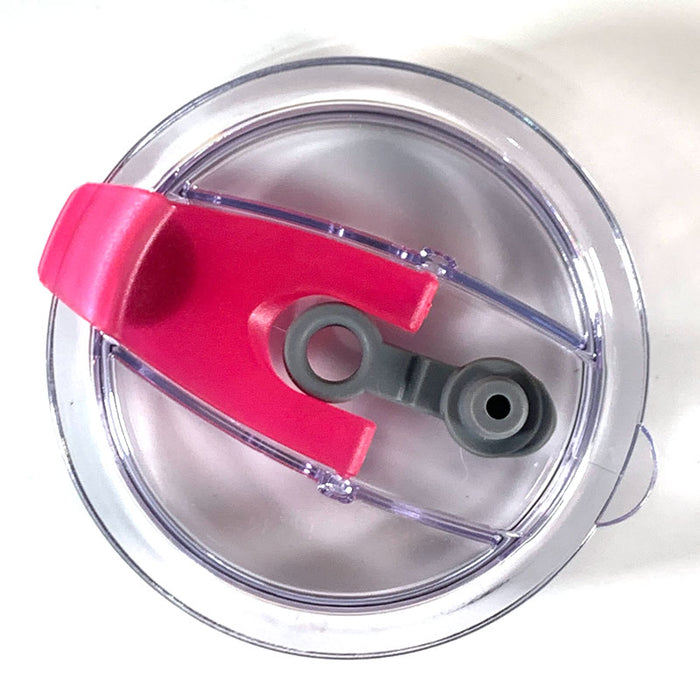 Replacement Tumbler Snap-Shut Lid with Straw Hole