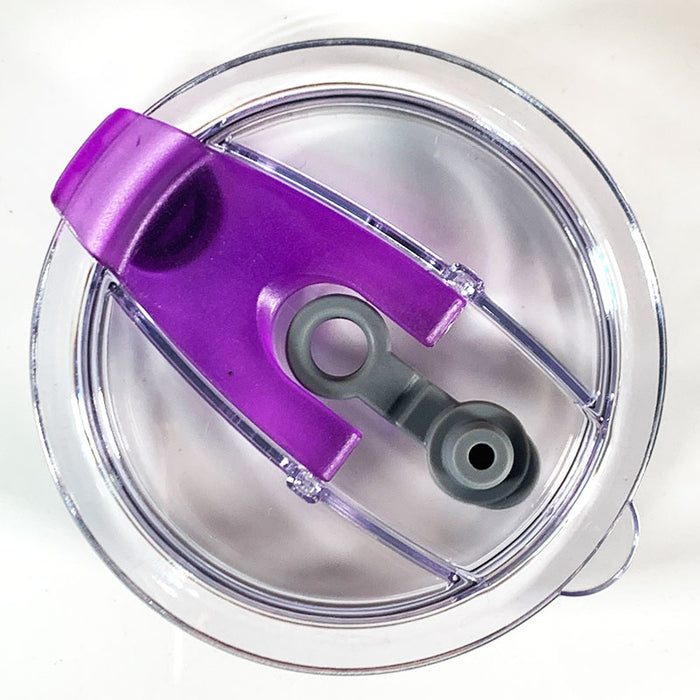 Replacement Tumbler Snap-Shut Lid with Straw Hole
