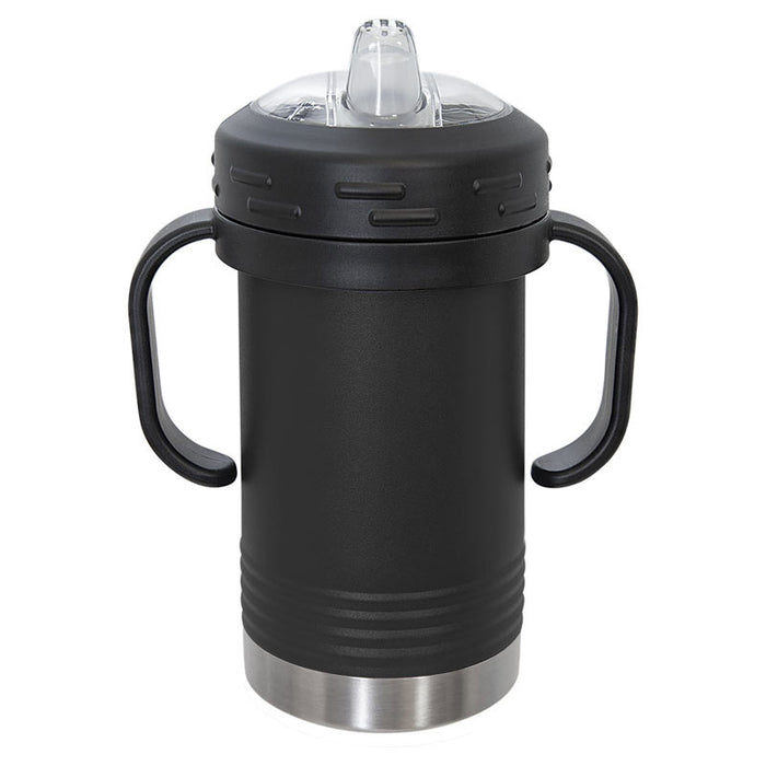 10 oz Stainless Steel Insulated Training Sippy Cup Tumblers with Removable Handles