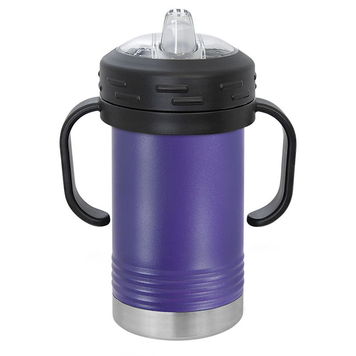 10 oz Stainless Steel Insulated Training Sippy Cup Tumblers with Removable Handles