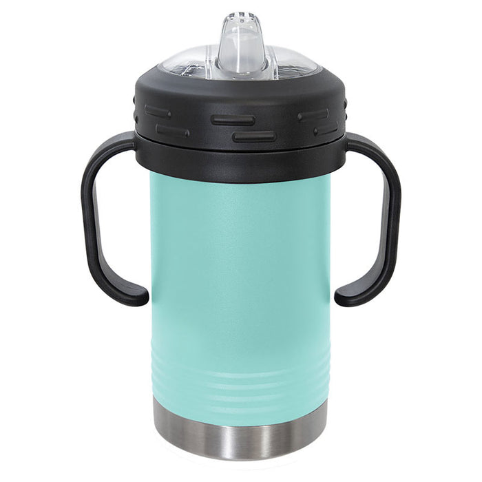 10 oz Stainless Steel Insulated Training Sippy Cup Tumblers with Removable Handles