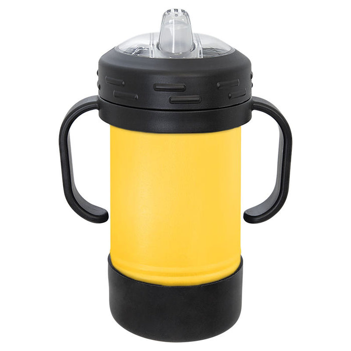 10 oz Stainless Steel Insulated Training Sippy Cup Tumblers with Removable Handles