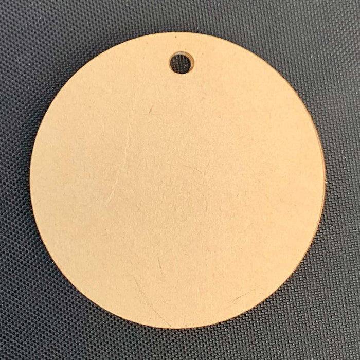 100 piezas - Círculo redondo Acrílico Forma en blanco - Tamaño de 1" a 5"