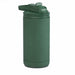 12 oz kids sport water bottle flip lid and straw - soft matte pine needle green