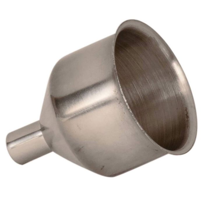 Embudo de matraz de metal pequeño