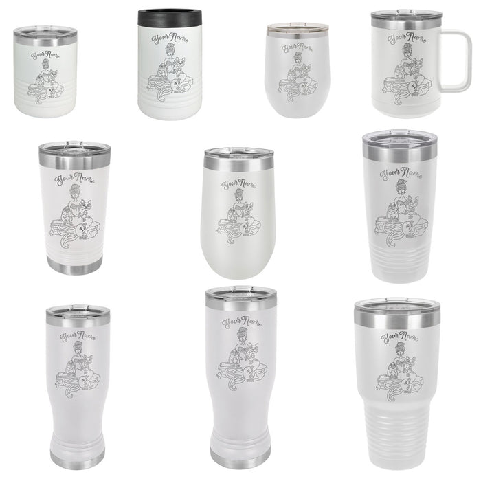 Custom Mermaid Tumbler for Mom (MerMama, Purr-Maid, Fur-Maid )